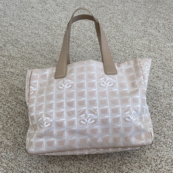 Chanel Beige Travel Line Tote - Picture 1 of 12